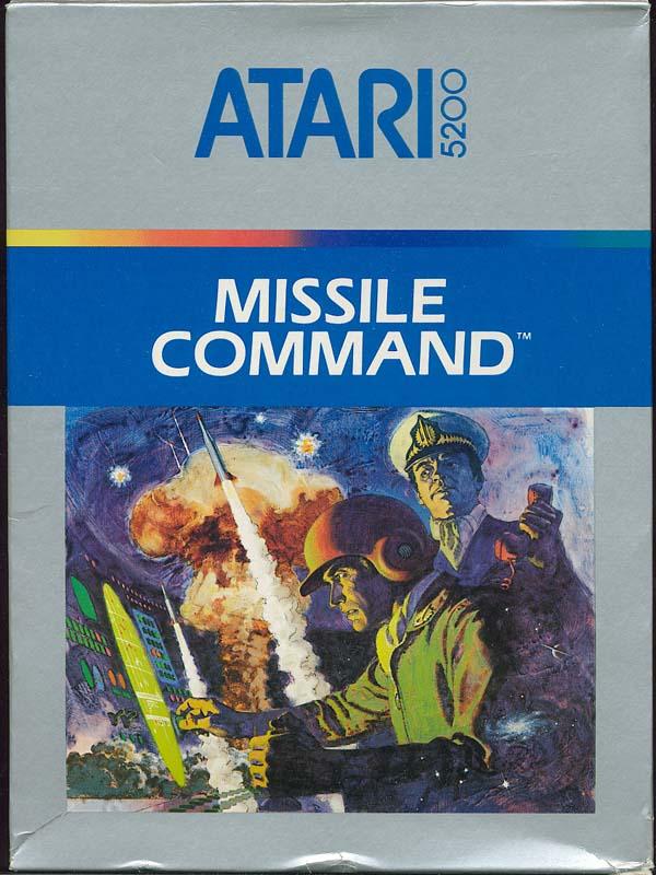 Missile Command (1983) (Atari) Box Scan - Front